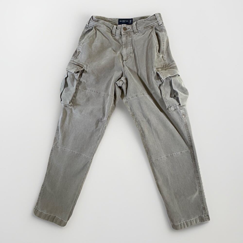 Abercrombie & Fitch Men’s Tan Stretch Chino Cargo Pants Size 29x30